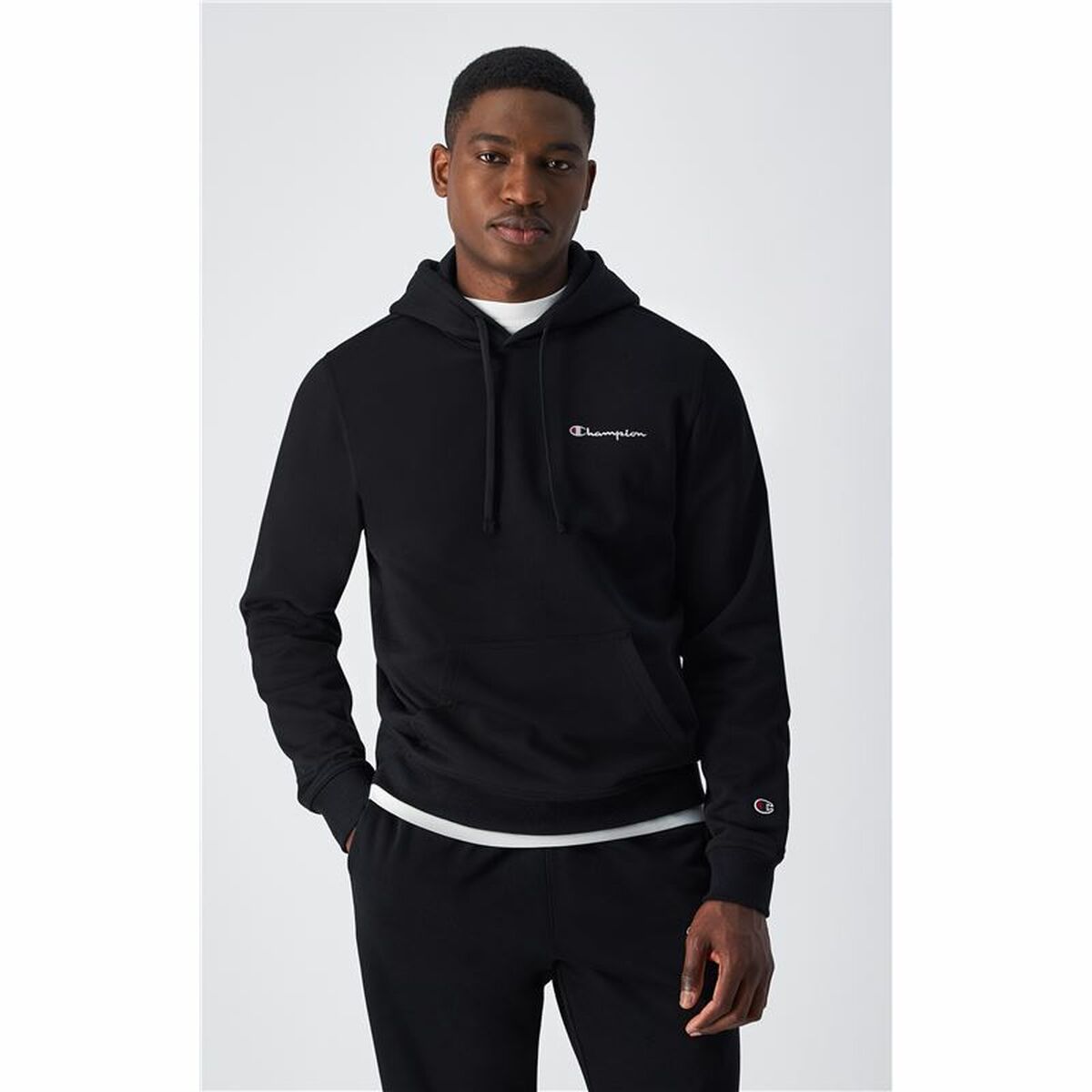 Champion Hooded Sweatshirt Black