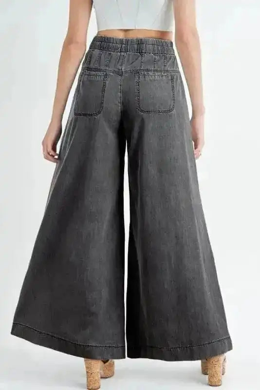 Slate Soar Wide-Leg Jeans