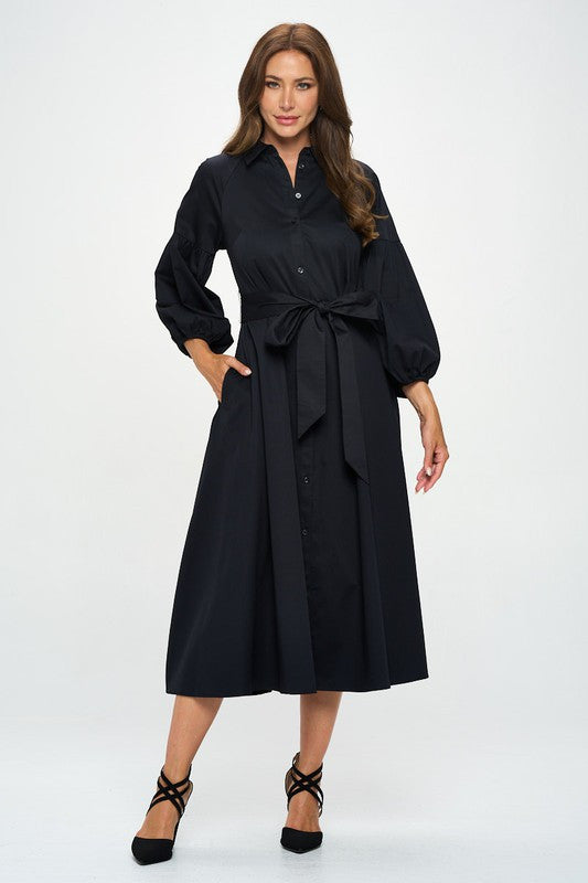 Maxi Shirt Dress