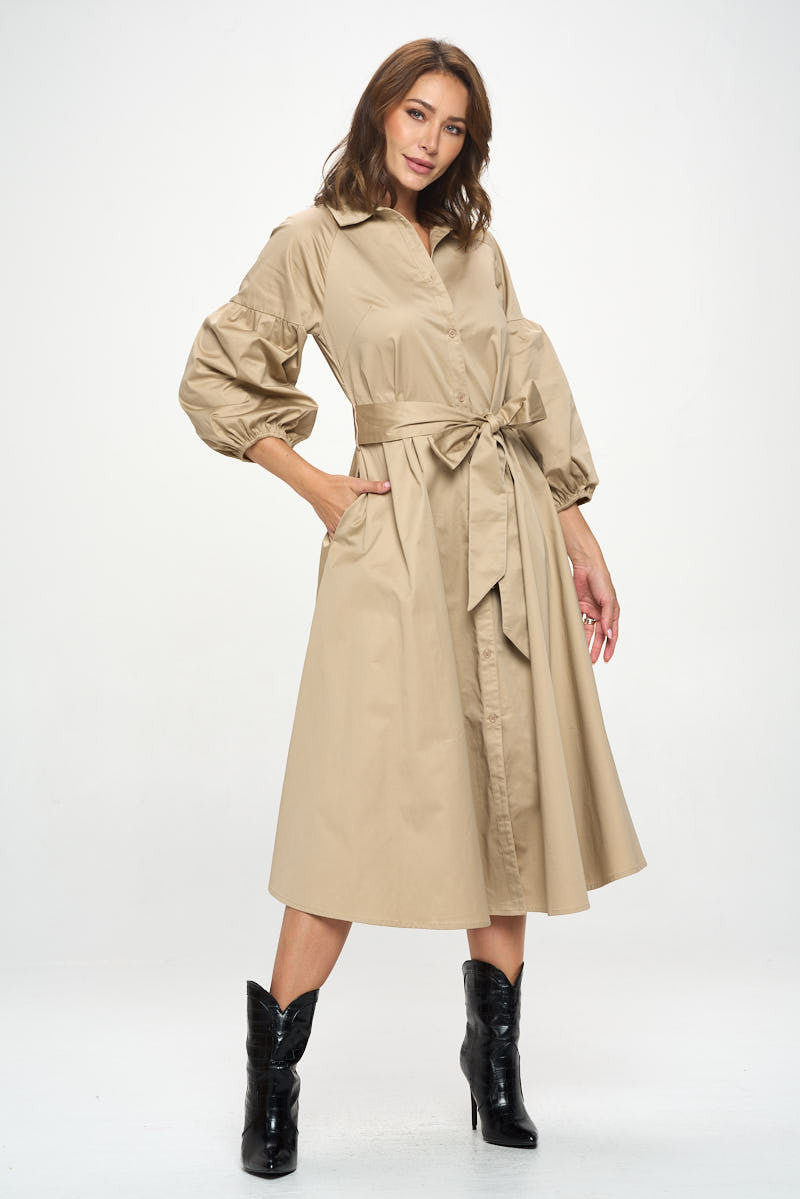Maxi Shirt Dress