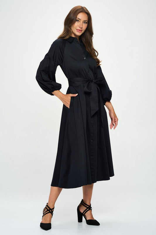 Maxi Shirt Dress