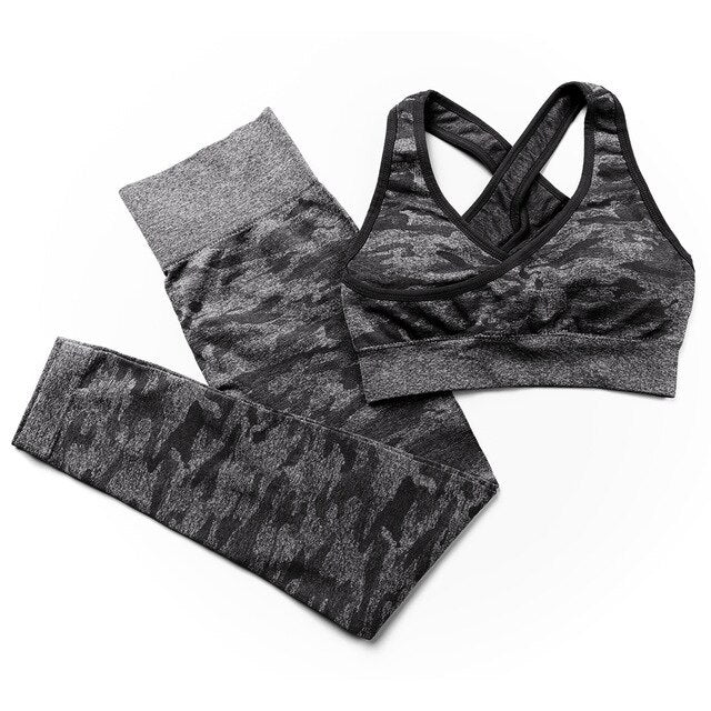 Yoga Sets 2 Piece Exercise Activewear