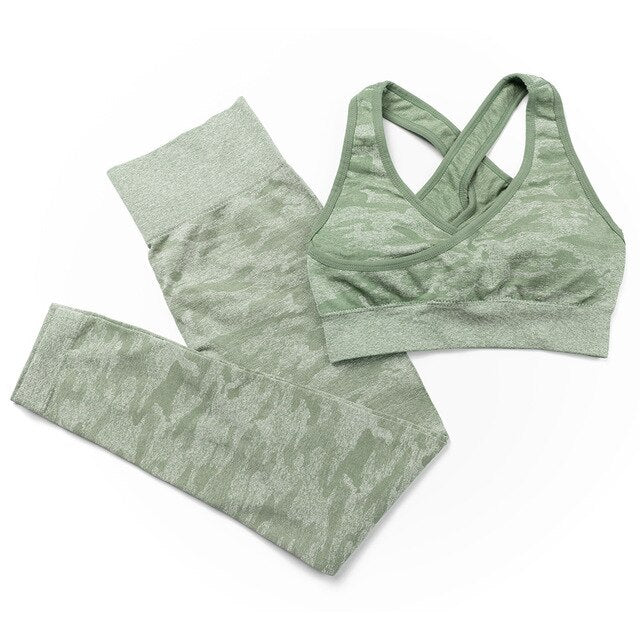 Yoga Sets 2 Piece Exercise Activewear