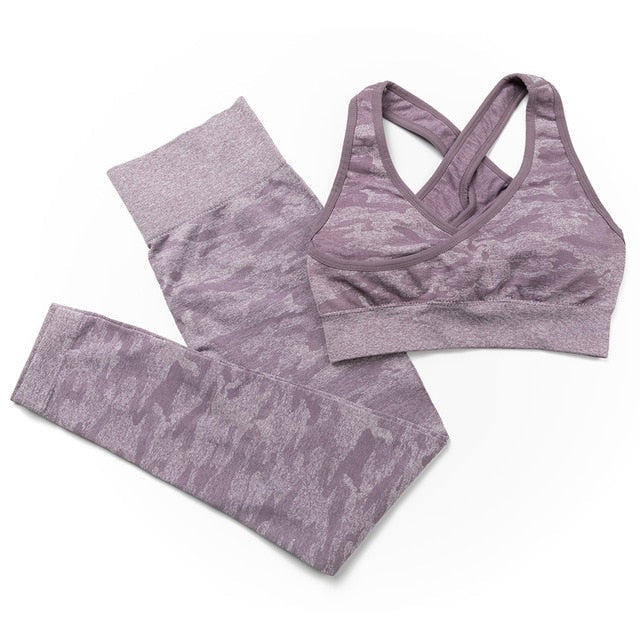 Yoga Sets 2 Piece Exercise Activewear
