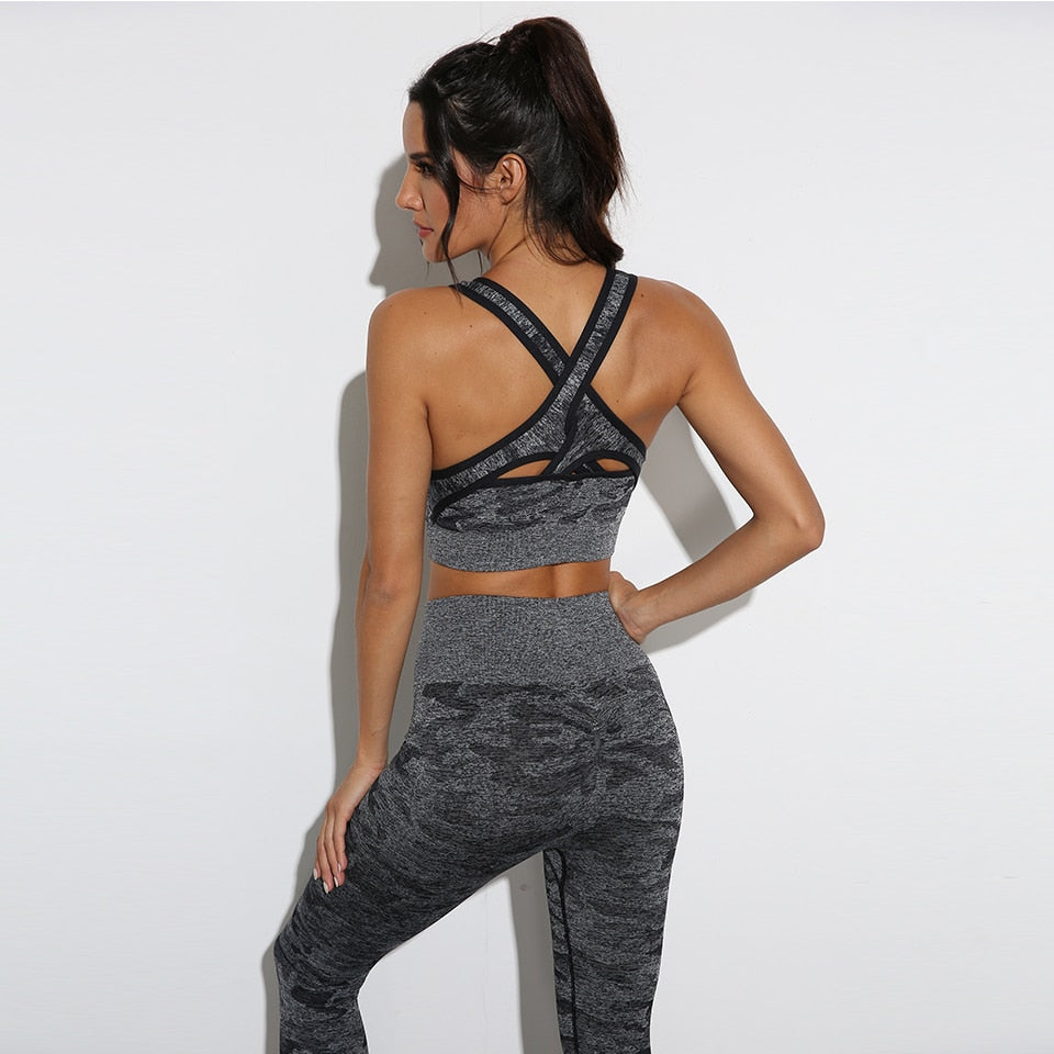 Yoga Sets 2 Piece Exercise Activewear