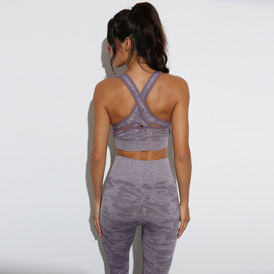 Yoga Sets 2 Piece Exercise Activewear